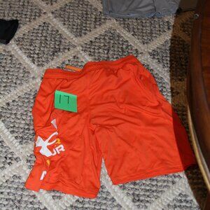 Boys Brand New Orange Under Armour Shorts XL